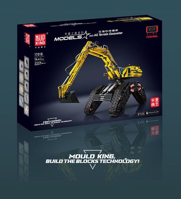 Actual product image Mould King All Terrain Crawler Excavator