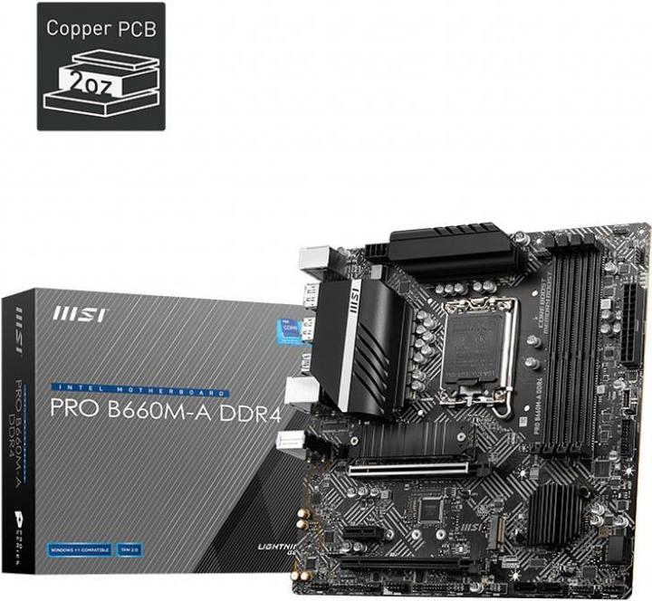 Produktbild MSI PRO H610M-G DDR4 (LGA 1700, Intel H610, mATX)