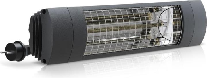 Actual product image Etherma Ceiling/wall floodlight IP65 1800W sw 1stuf 45055 (1800 W)