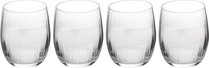 Actual product image Mikasa Treviso Crystal Stemless Wine Glasses, Set of 4, 350ml (0.35 l, 4 x)