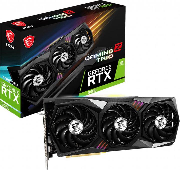 Image du produit MSI GeForce RTX 3080 GAMING Z TRIO LHR (12 Go)