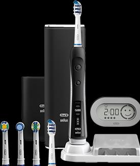 Actual product image Oral-B TriZone 7000 Black SmartSeries