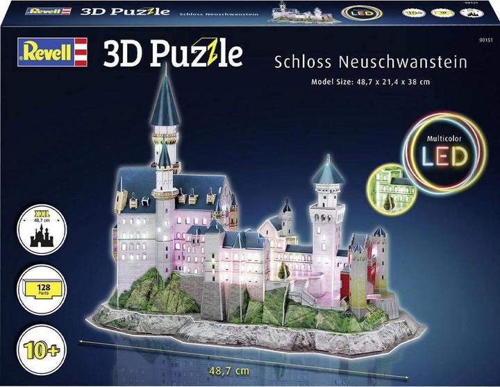 Produktbild Revell Schloss Neuschwanstein LED-Edition (128 Teile)