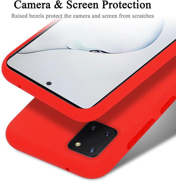 Image du produit Cadorabo TPU Liquid Silicone Case Cover (Samsung Galaxy A81)