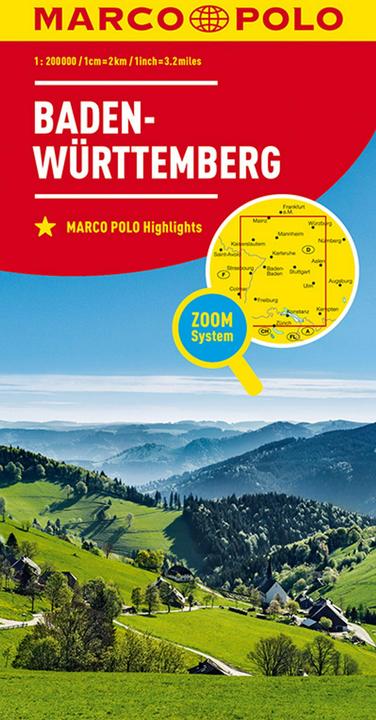 Actual product image MARCO POLO Map Baden-Württemberg