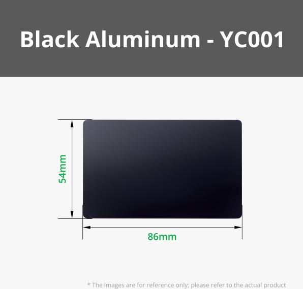Actual product image Bambu Lab - Black Aluminium Office Card