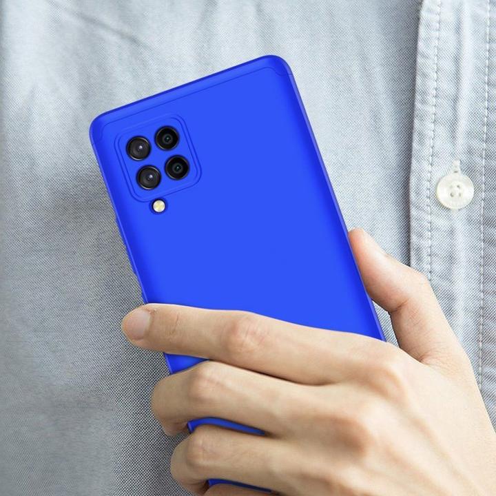 Actual product image GKK 360 Protection Case Front and Back Case Full Body Cover Samsung Galaxy A42 5G blue***tel (Samsung Galaxy A42 5G)