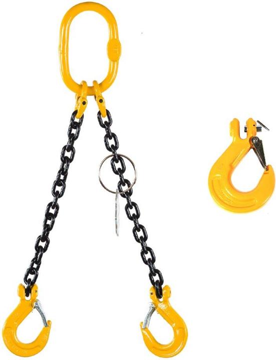 No Name Chain sling 2-leg, 6 mm, WLL 1600 kg 1,0 m withaut Grab Hook