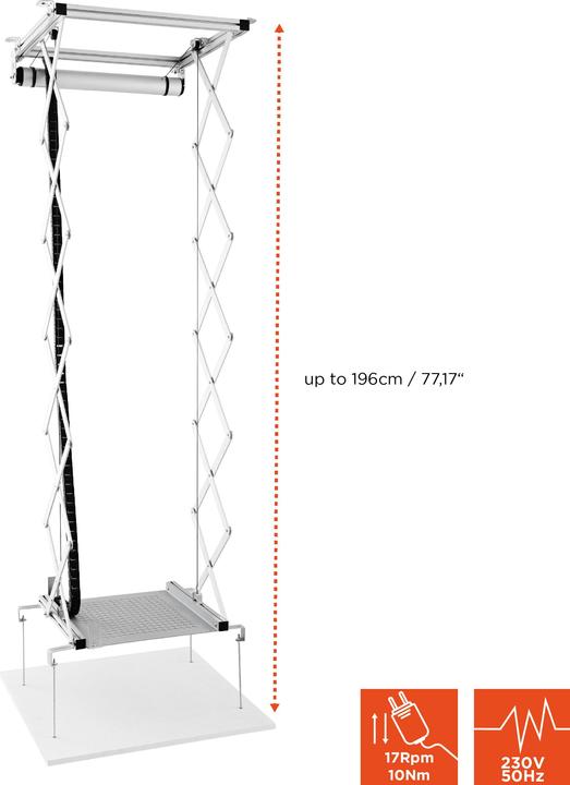 Image du produit Celexon Expert PL2000 - Elévateur électrique pour projecteur (Plafond)
