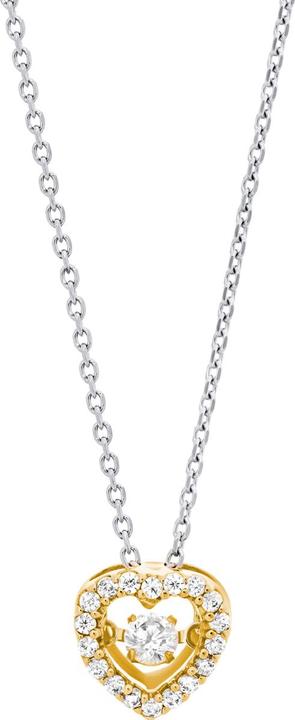Produktbild Julie Julsen Dancing Stone Herz Halskette (Silber 925, 42 cm)