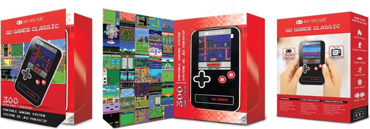 Produktbild MyArcade MY ARCADE, GO GAMER CLASSIC (300 GAMES IN 1), BLACK, GRAY, RED
