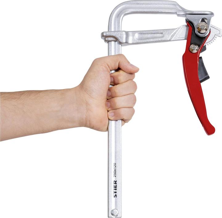Image du produit Stier Serre-joint à serrage rapide en acier FHZ 250/120 (250 mm)
