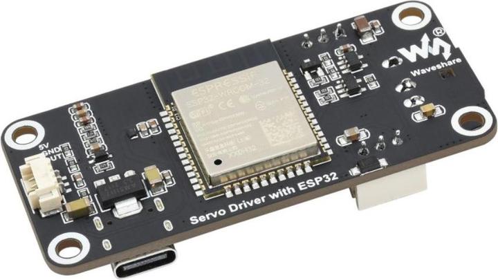 Image du produit WaveShare Carte d'extension de pilote d'asservissement de bus série ESP32