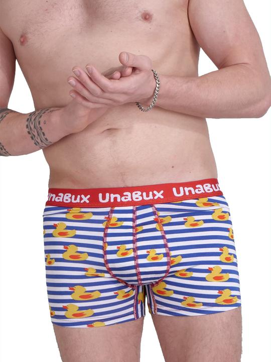 Produktbild Unabux Boxer BLACK WHITE RABBIT (XL, 2er Pack)