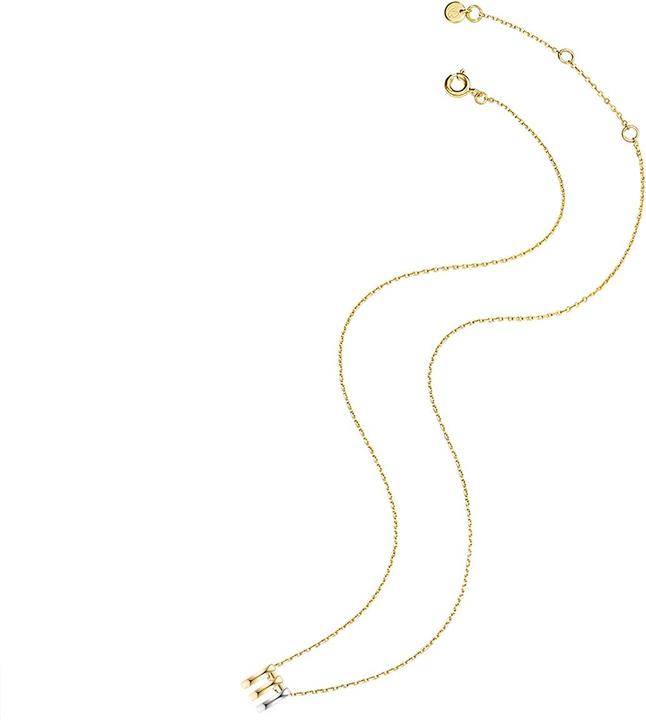 Image du produit Glanzstücke München Chaîne en argent sterling bi-colore - 26909 (Argent Sterling, 40 - 45 cm)