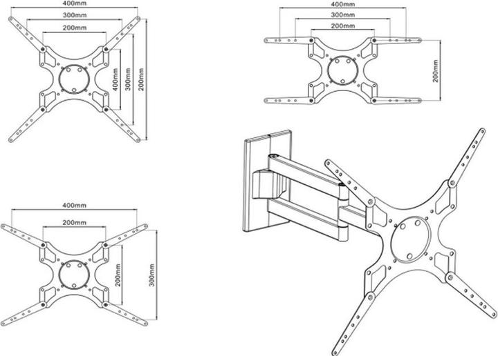 Immagine prodotto Art Ramart AR-61XL (Muro, 46", 25 kg)