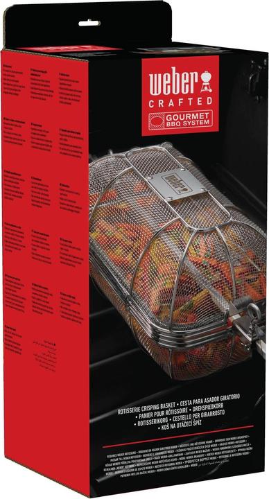 Actual product image Weber Crafted rotating spit basket