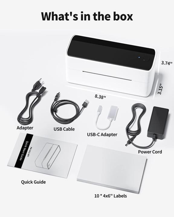 Actual product image Phomemo PM241 mit Bluetooth BLA/WHI (203 dpi)
