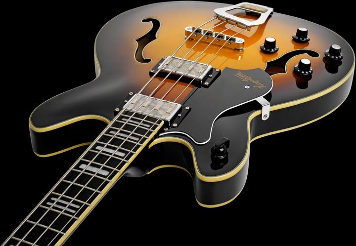 Produktbild Hagstrom Bassgitarre, Viking, Tobacco Sunburst, Linkshänder (E-Gitarre)