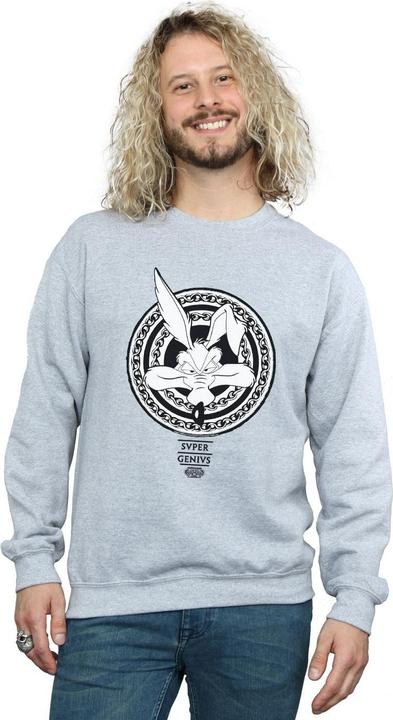Immagine prodotto Looney Tunes Wile E Coyote Super Genius Felpa Uomo (L)