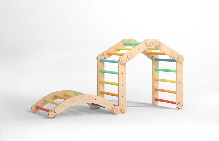 Actual product image Montessori Maxi climbing frame - Set XL - Hell ® Sport&Gym