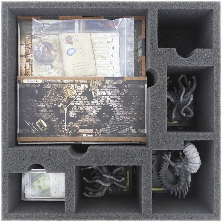 Produktbild Feldherr AF09SET - Schaumstoff-Set für Villen des Wahnsinns (2. Edition): Erweiterung - Grosse Monster (Kunststoff)