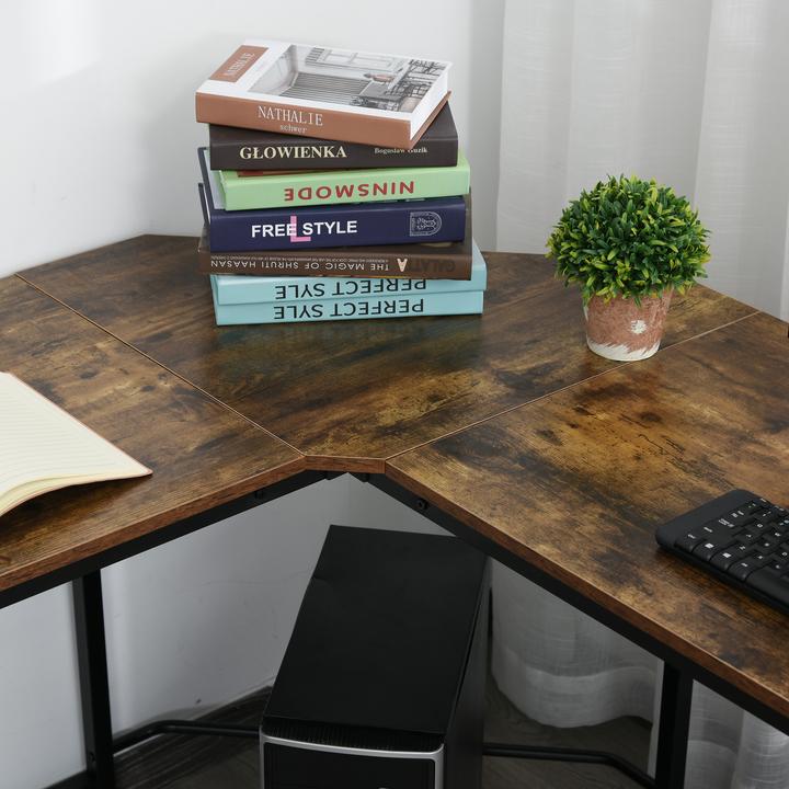 Immagine prodotto Homcom Scrivania ad angolo (150 x 150 x 75 cm)