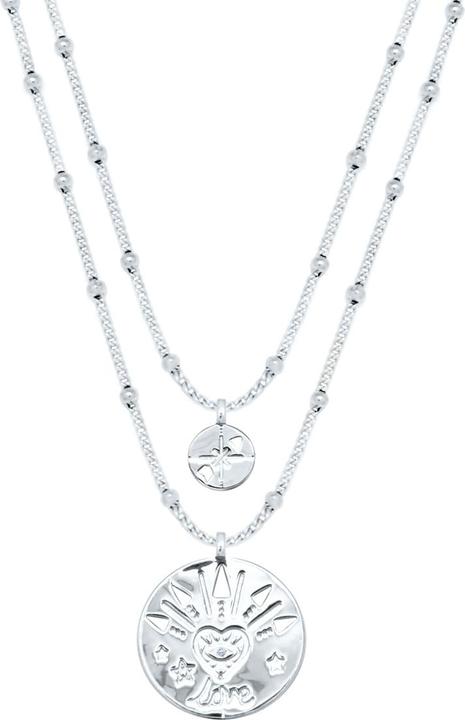 Immagine prodotto Candy Collana con occhi a cuore, argento 925 (Argento 925, 42 - 45 cm)