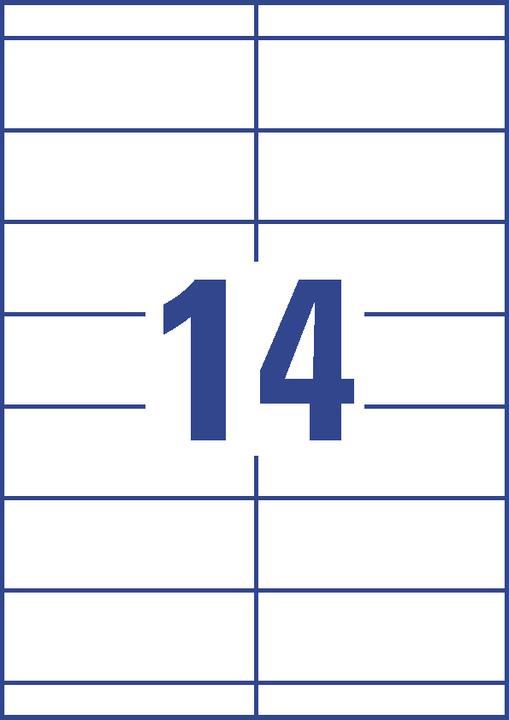 Actual product image Avery Shelf signs