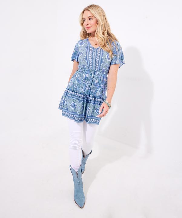Immagine prodotto Joe Browns Floral Border Tie-Waist Tunic (42)