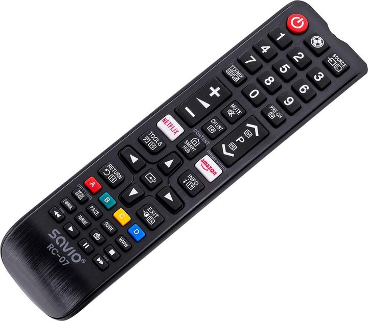 Produktbild Savio RC-07 Fernbedienung IR Wireless TV Drucktasten (Universal Fernbedienung, Miracast)