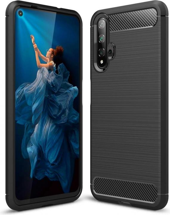 Screenguard Huawei Nova 5T Cover Carbon Brushed Soft TPU (Huawei Nova 5T)