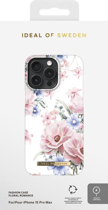 Productafbeelding iDeal Of Sweden Bedrukt MagSafe hoesje iPhone 15PM Bloemenromantiek (Apple iPhone 15 Pro Max)