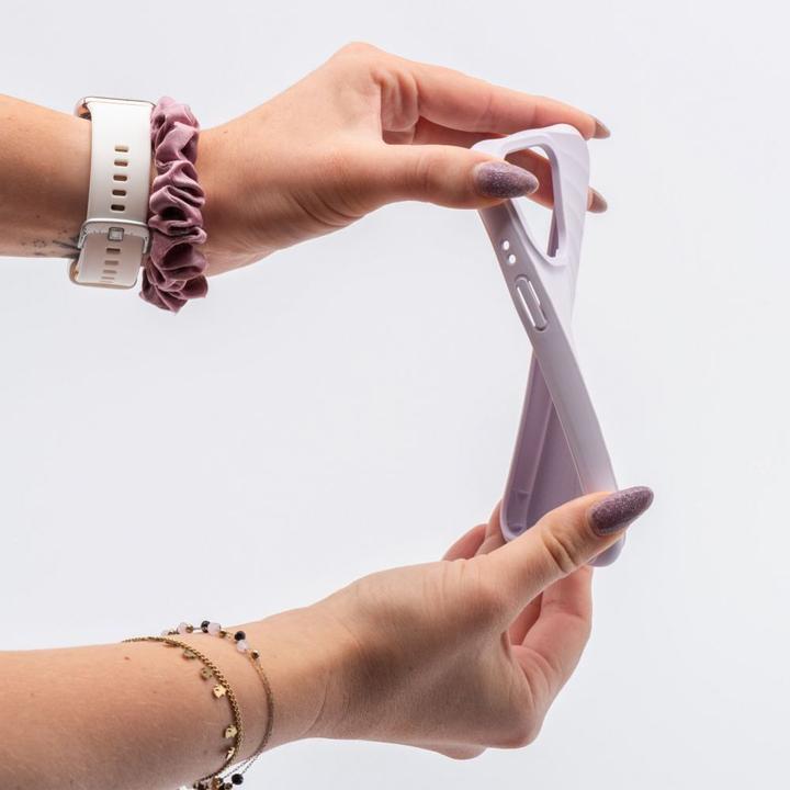 Actual product image OEM Back panel cover Silicone Zephyr Mag Cover compatible with MagSafe do IPHONE 13 lilac (Apple iPhone 13)