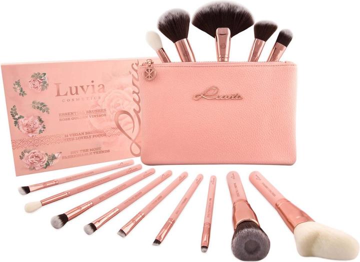 Produktbild Luvia Cosmetics - Essential Brushes Rose Golden Vintage (Set)