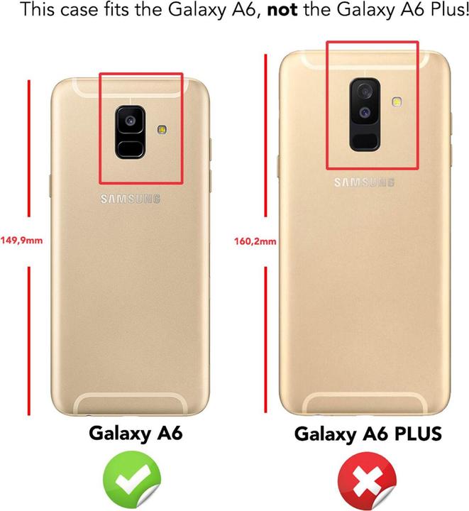 Produktbild Nalia Glitter Handyhülle (Samsung Galaxy A6)