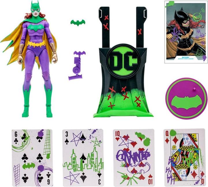 Produktbild McFarlane DC Multiverse Actionfigur Batgirl Jokerized (Three Jokers) (Gold Label) 18 cm