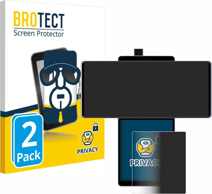Image du produit BROTECT Film anti-regards Anti-Spy Privacy Film de protection contre la lumière bleue (2 pièce(s), LG Wing)