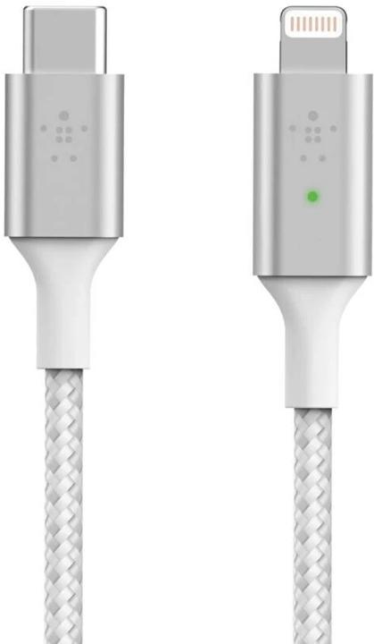 Image du produit Belkin Câble de chargement USB Boost Charge LED USB-C - Lightning 1,2 m (1.20 m, USB 3.2 Gen 1)