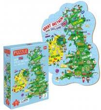 Actual product image Dodo Puzzle 100 Karte von Grossbritannien und Irland (100 pieces)