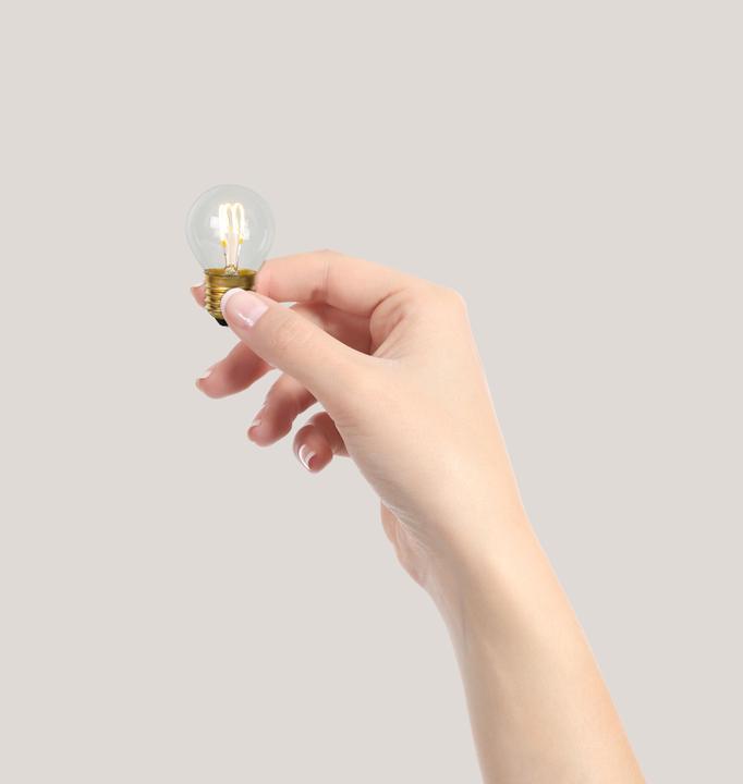 Produktbild Lucide G45 - Glühfadenlampe - Ø 4,5 cm - LED Dim. - E27 - 1x3W 2700K - Transparent 49045/03/60 (E27, 3 W, 210 lm, 1 x, G)