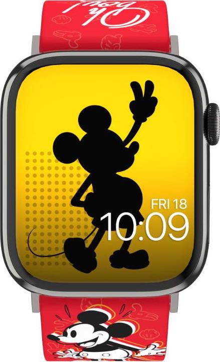 Produktbild Moby Fox Disney bracelet pour smartwatch Mickey Mouse Vintage Icon (Edelstahl, Silikon)
