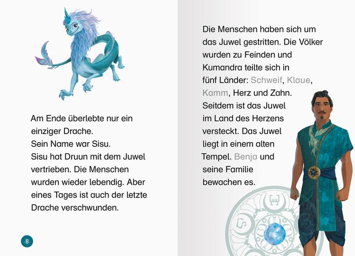 Actual product image Ravensburger Erstleser - leichter lesen: Disney Raya und der letzte Drache: Eine lange Suche (German, Annette new farmer, 2022)