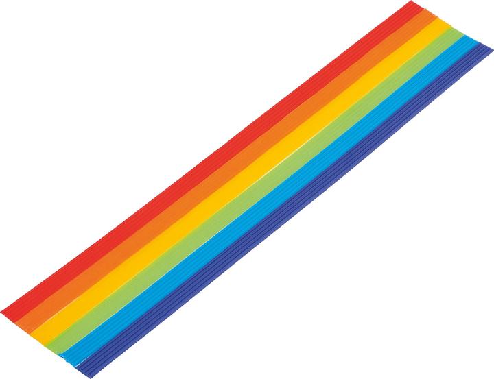 Actual product image Knorr Prandell Wax strips "Rainbow", approx. 20 x 0.1 cm, 30 pieces