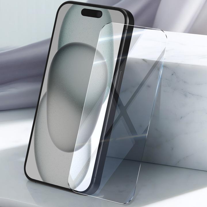Immagine prodotto Mayaxess Pellicola CrystalGuard (1 Pezzo/i, Apple iPhone 15)
