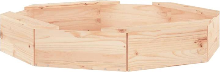 Actual product image VidaXL Sandkasten mit Sitzen Achteck Massivholz Kiefer,Material