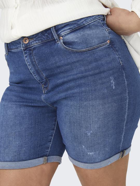 Actual product image Only Curvy CARLaola Reg destroyed denim shorts Denim shorts (42)