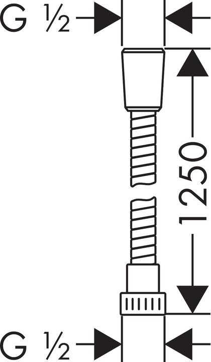 Produktbild hansgrohe Metaflex (125 cm)
