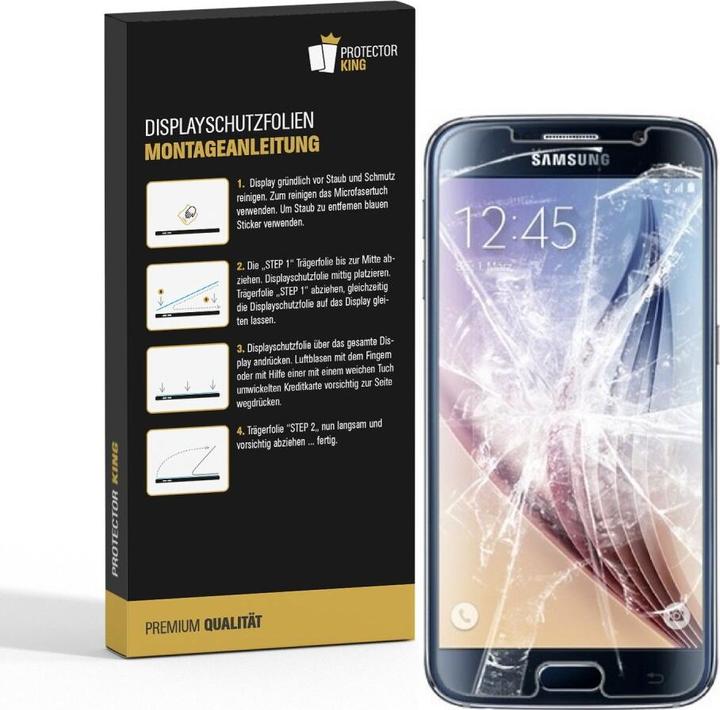 Produktbild Protectorking 6x Panzerfolie Anti-Shock matt entspiegelt (6 Stück, Samsung Galaxy S6)