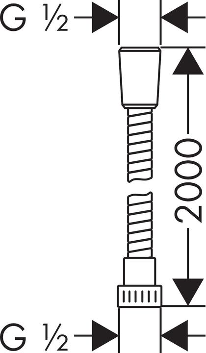 Actual product image hansgrohe Metaflex (200 cm)